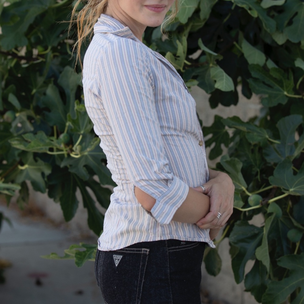 Burberry Button Up - image 2